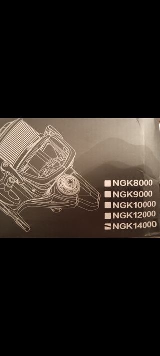 Carrete pesca NGK 14000 nuevo