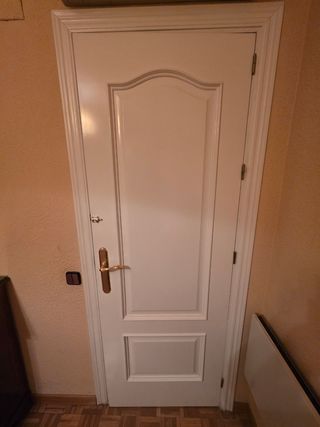 6 Puertas Madera Lacadas Blanco
