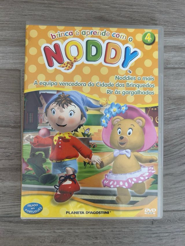 5 DVDs Noddy Originais - Volumes 1 a 4 e 14