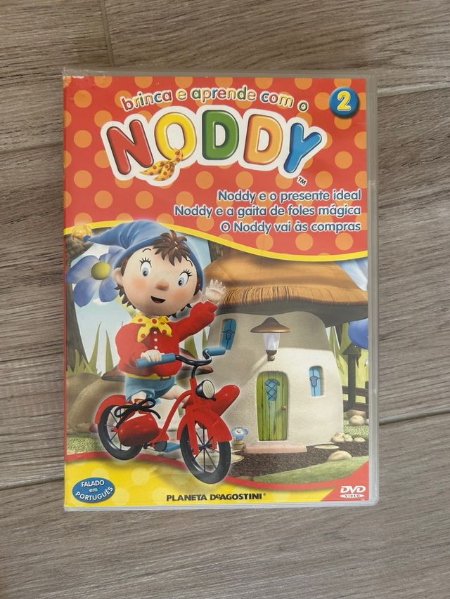 5 DVDs Noddy Originais - Volumes 1 a 4 e 14