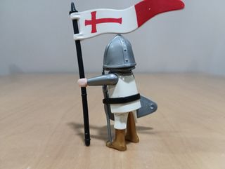 Playmobil Guerrero Templario con Escudo y Bandera