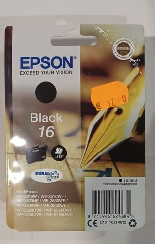 Tinta Epson 16 Negra
