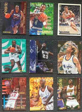 Collezione carte NBA anni 90 – autentiche, Fleer 9