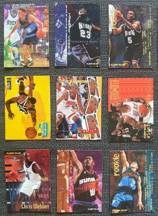 Collezione carte NBA anni 90 – autentiche, Fleer 9