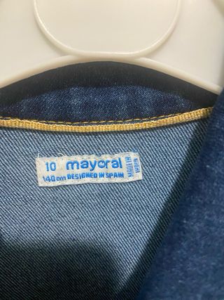 Chaqueta vaquera Mayoral niña  10 años. 