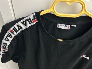 Camiseta Fila Mujer Negra Talla S