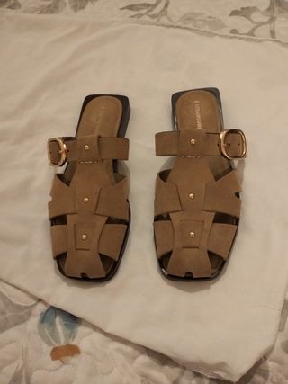 Sandalias Stradivarius Beige Talla 38