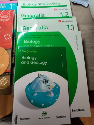 Libros de texto 1ESO
