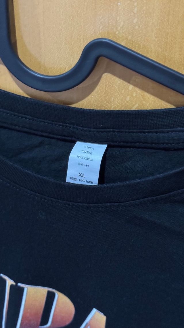 Camiseta Tupac Shakur XL Negra