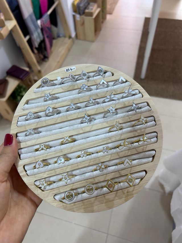 Expositor de anillos redondo