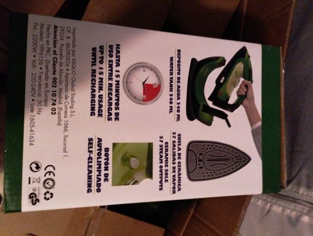 Plancha Air Vapore Inalámbrica 2200W