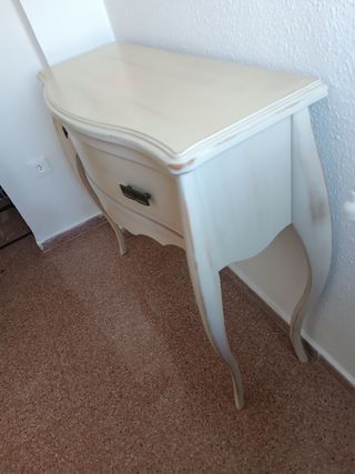 Recibidor beige de madera