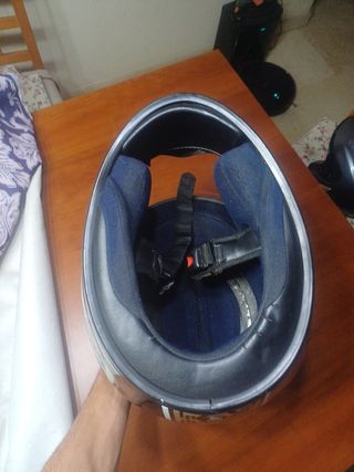 Casco de moto JEB'S negro con diseño