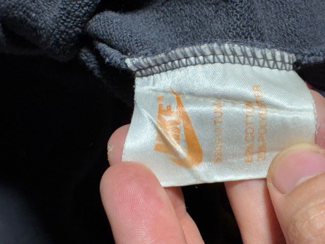 Sudadera Nike Negra Vintage Retro 90s