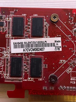 tarjeta gráfica ASUS HD5450 de 1GB