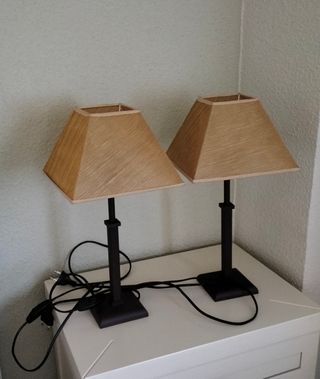 Juego de 2 lámparas de mesa