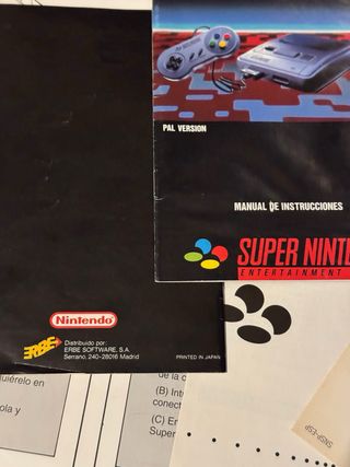 Super Nintendo Completa Original España 1992