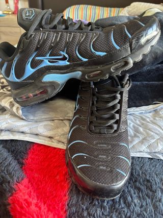 Zapatillas Nike TN Air Max Negras y Azules 
