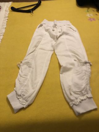 Pantaloni lunghi donna bianchi