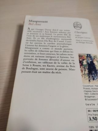 Francés comercial 
Maupassant
Candide 