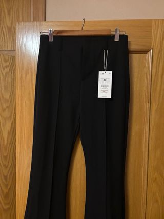 Pantalón Bershka Wide Leg Negro