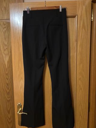 Pantalón Bershka Wide Leg Negro