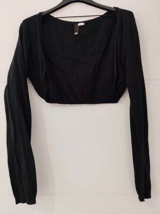 Chaqueta Torera H&M Negra Talla L