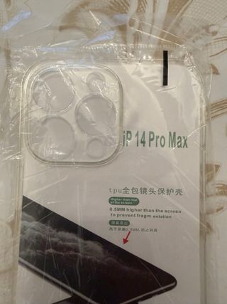 Funda iPhone 14 Pro Max Transparente TPU