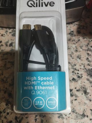 Cable HDMI Qilive 1.5M con Ethernet