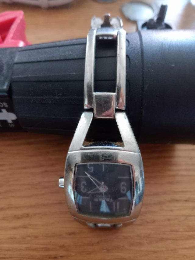 Orologio Vintage Argento Nero