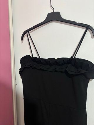 Mono negro fiesta con volantes