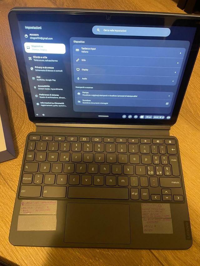 Chromebook Lenovo nero