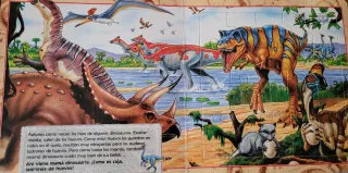 Libro puzzle Dinosaurios