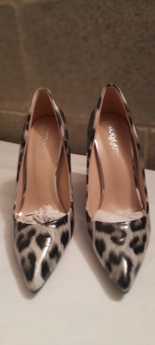 Scarpe tacco alto leopardate 11 cm