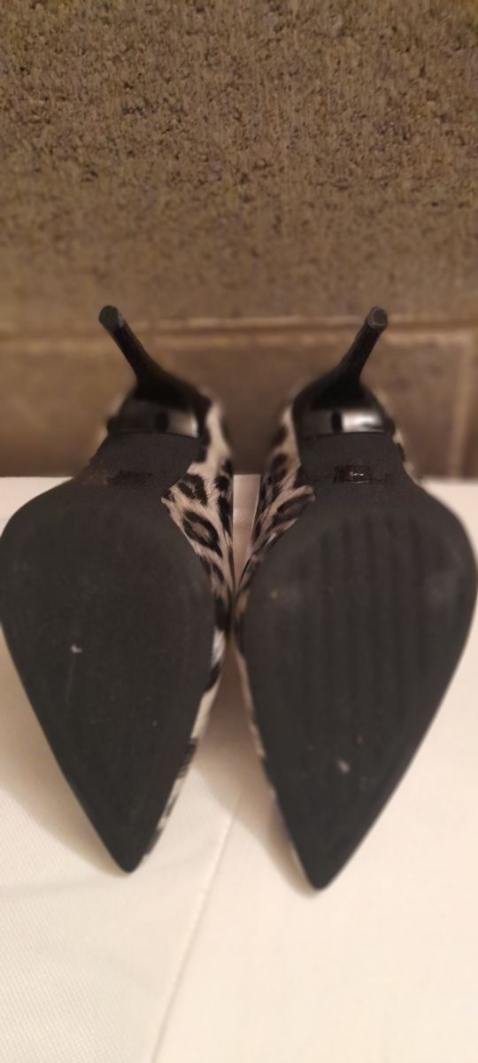 Scarpe tacco alto leopardate 11 cm