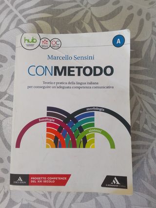 Libro scolastico di grammatica italiana