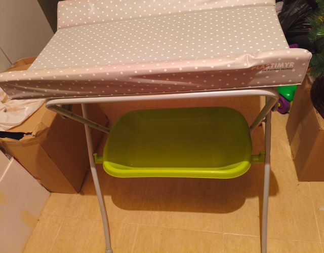 Cambiador bañera bebé 