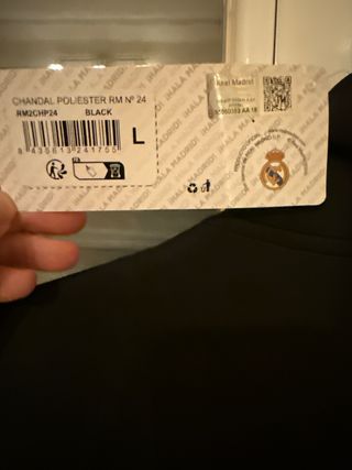 Chaqueta de chandal Real Madrid oticial talla L