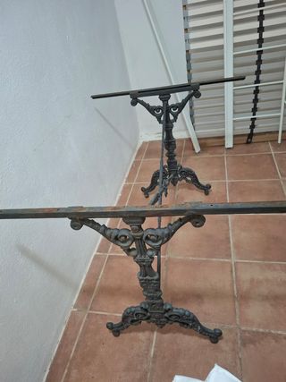 Estructura mesa forja negra