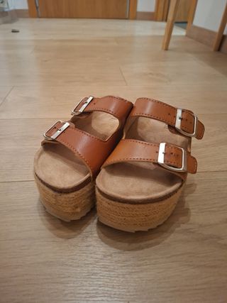 Sandalias esparto plataforma Talla 36