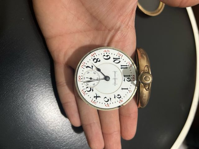 Reloj de bolsillo antiguo Illinois