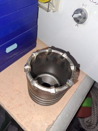 Corona perforadora conica 