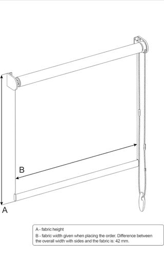 Estor enrollable rosa 80x180 NUEVO