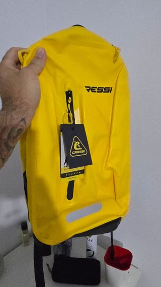 Mochila Cressi Atlantis Amarilla Impermeable