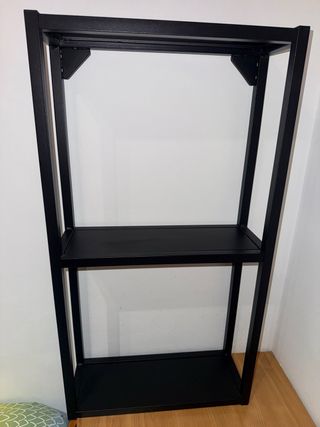 Estantería Enhet Ikea Negra Metal 40x15x75
