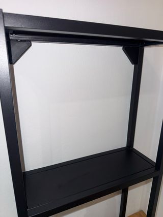 Estantería Enhet Ikea Negra Metal 40x15x75