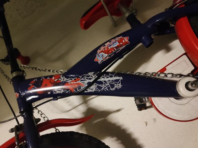 Bicicleta infantil Spiderman