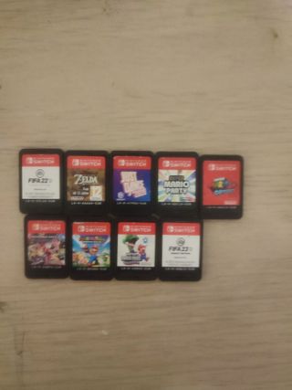 Lotto 9 giochi per Nintendo Switch: FIFA, Zelda, Mario