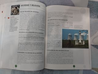 Sociedad, cultura y religión III. 1° Bachillerato.