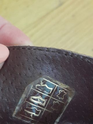 Botines de piel marrones con cordones